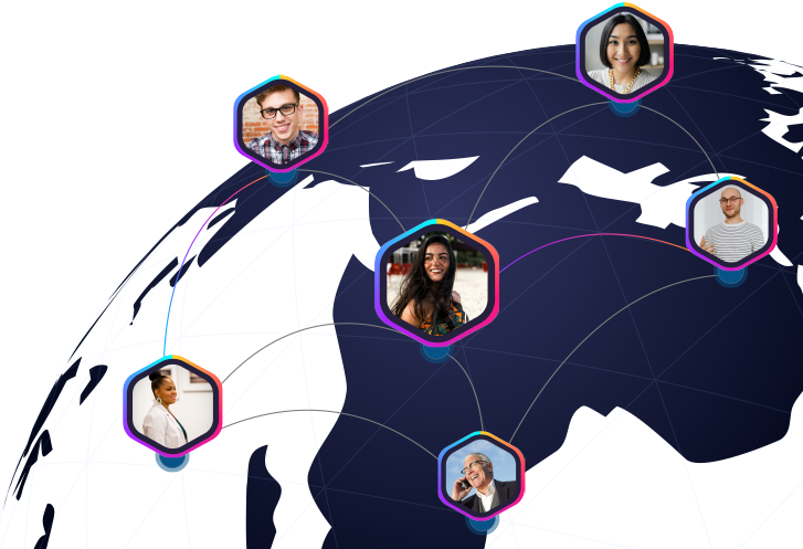 Connect with a global network